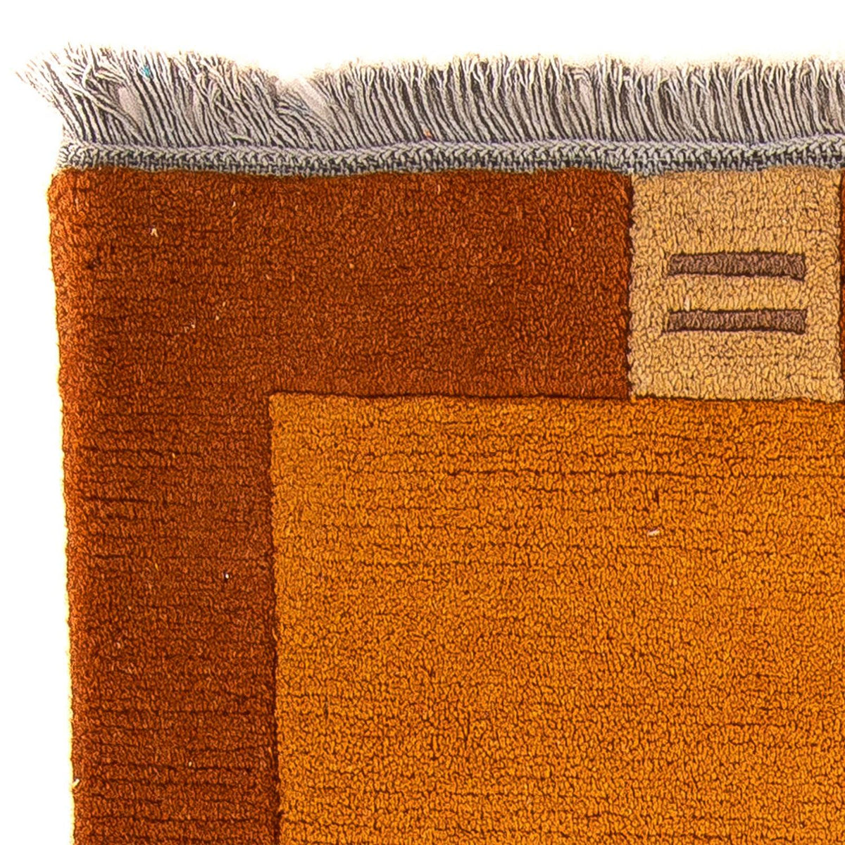 Nepal Teppich 142 x 72 cm - orange