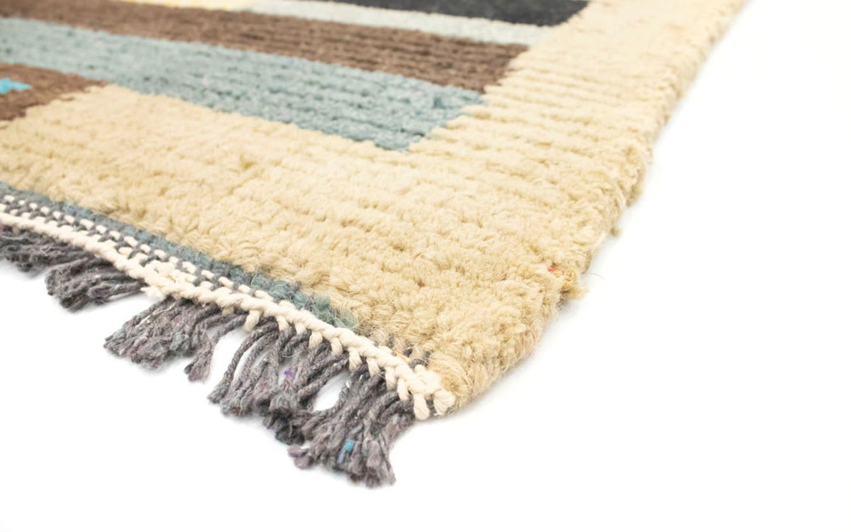 Nepal Teppich 140 x 70 cm - mehrfarbig