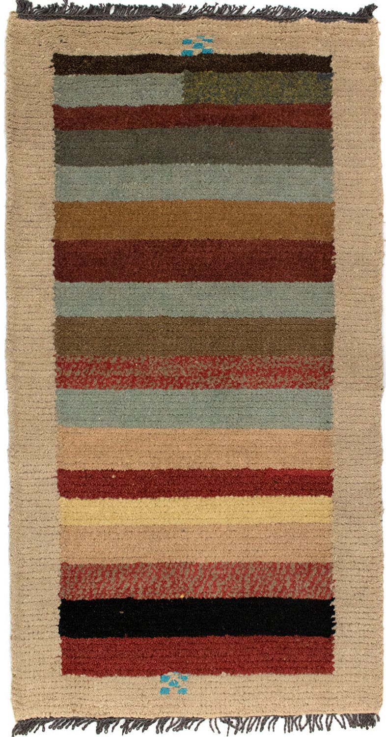 Nepal Teppich 140 x 70 cm - mehrfarbig