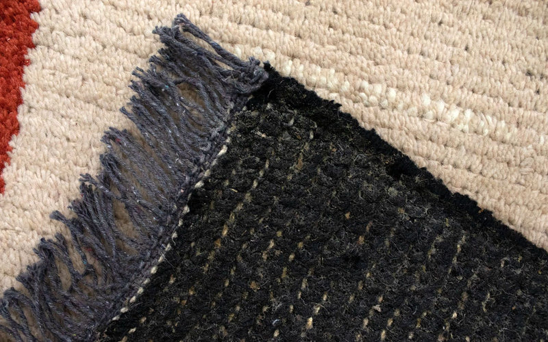 Nepal Teppich 140 x 70 cm - beige