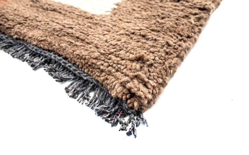 Nepal Teppich 140 x 70 cm - beige