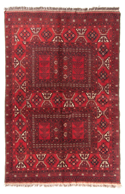 Tapis Turkaman 158x228cm - Tapis persan - rouge