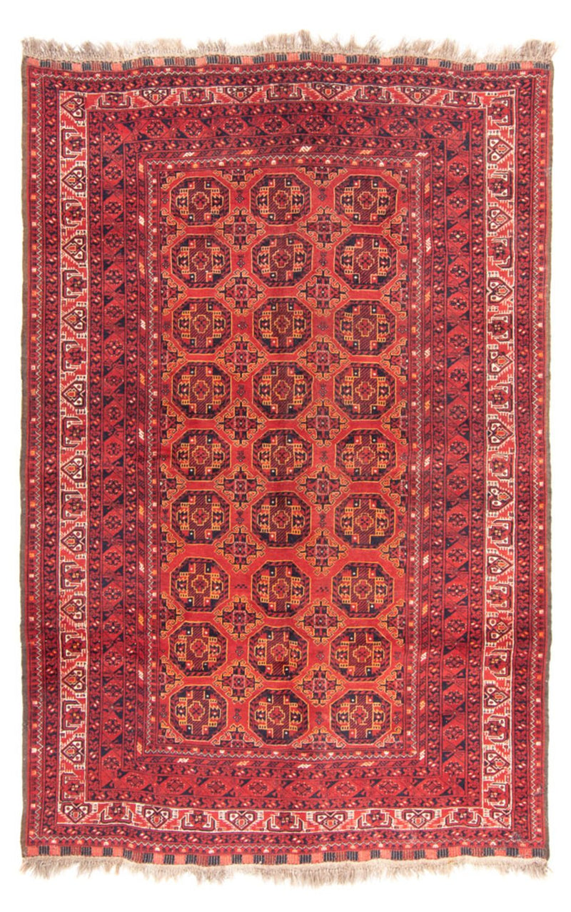 Turkaman Teppich - 246 x 157 cm - rot
