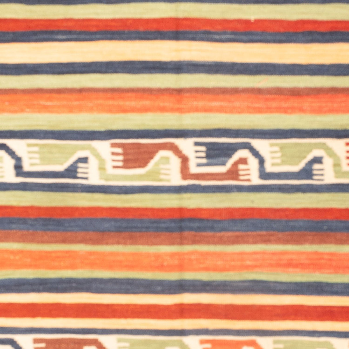 Kelim Teppich - Oriental - 202 x 154 cm - mehrfarbig