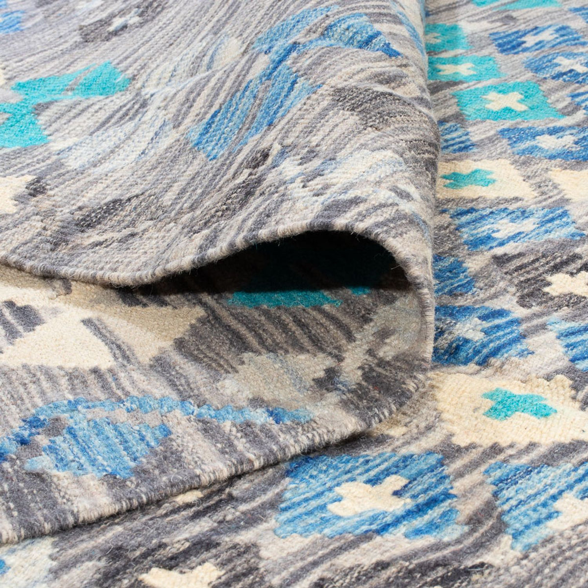 Kelim Teppich - Splash - 241 x 174 cm - mehrfarbig