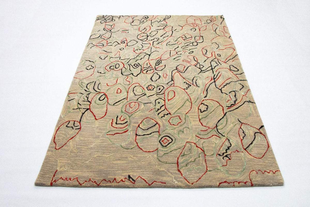 Designer Teppich 242 x 152 cm Teppich Wohnzimmer