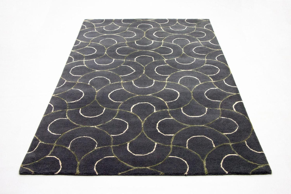 Designer Teppich 242 x 152 cm Wohnzimmer Teppich