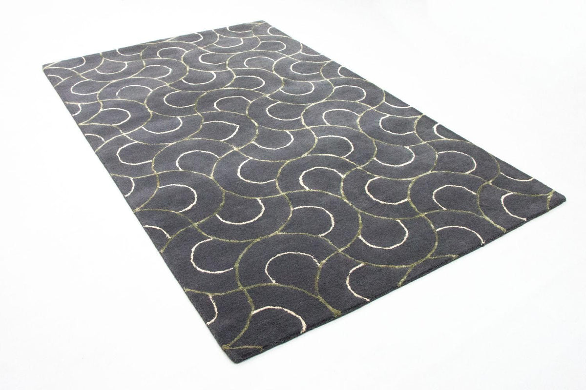 Designer Teppich 242 x 152 cm Wohnzimmer Teppich