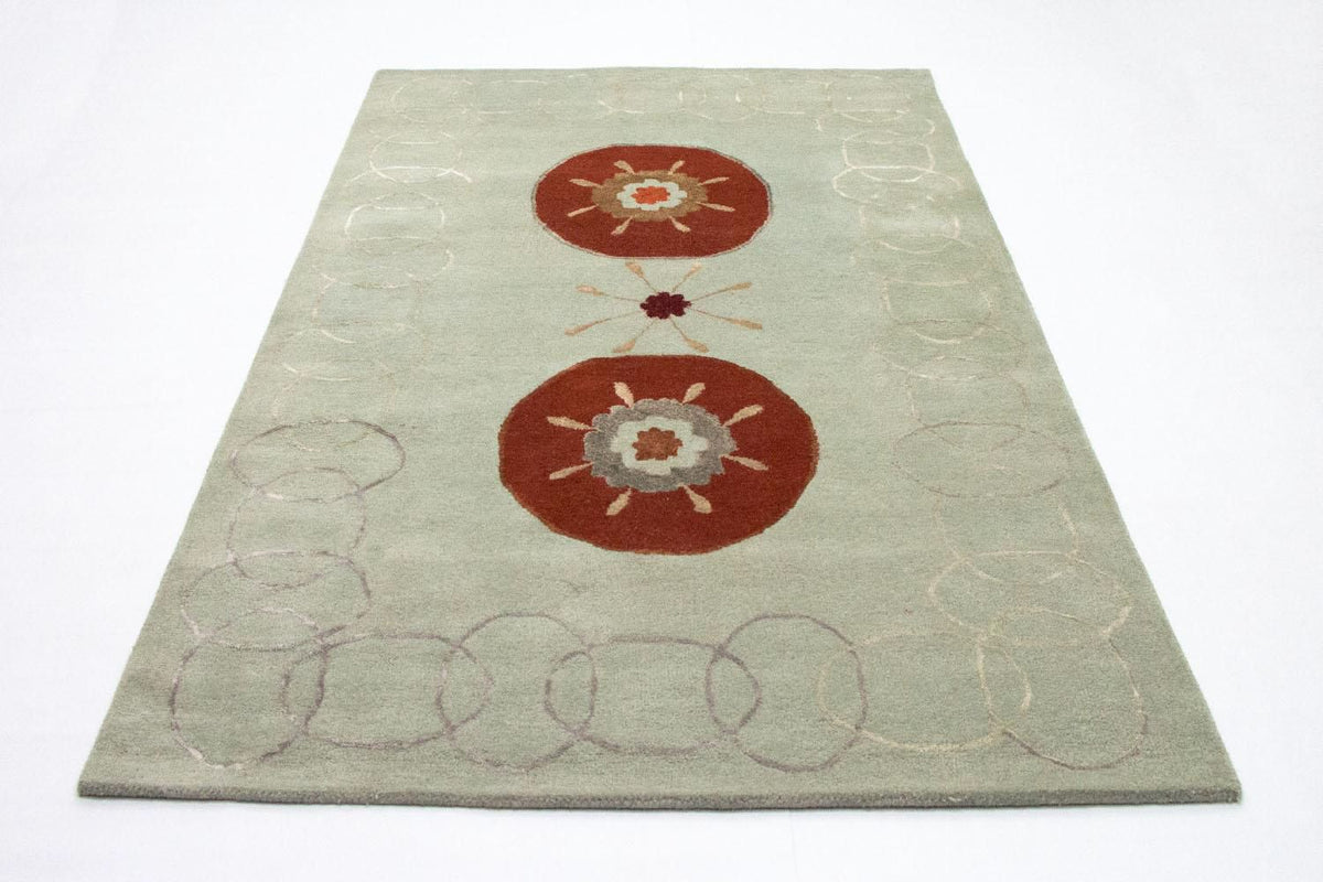 Designer Teppich 239 x 150 cm Teppich Wohnzimmer