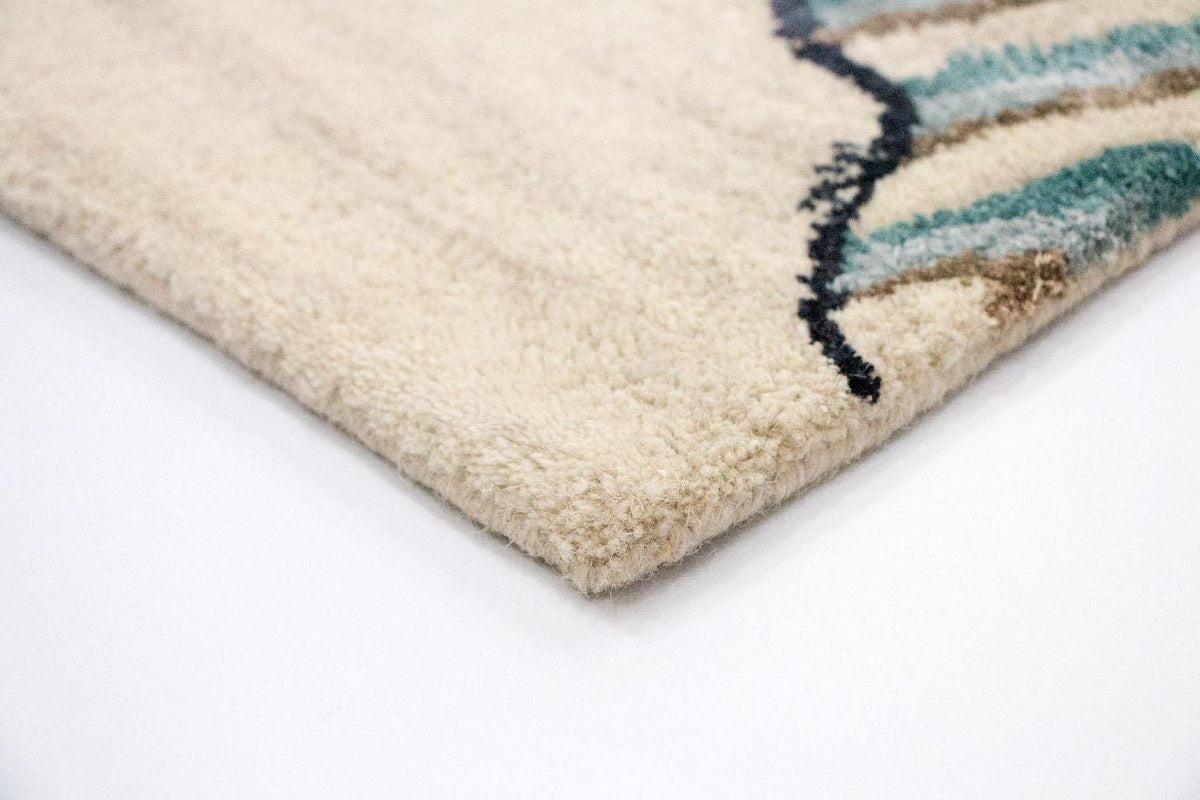 Designer Teppich 243 x 153 cm Teppich Wohnzimmer