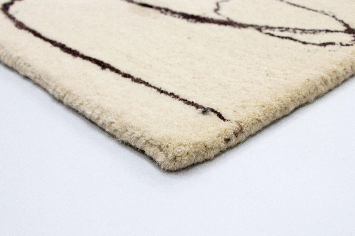 Designer Teppich 243 x 153 cm Teppich Wohnzimmer