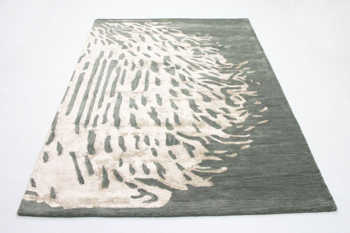 Designer Teppich 241 x 152 cm Wohnzimmer Teppich