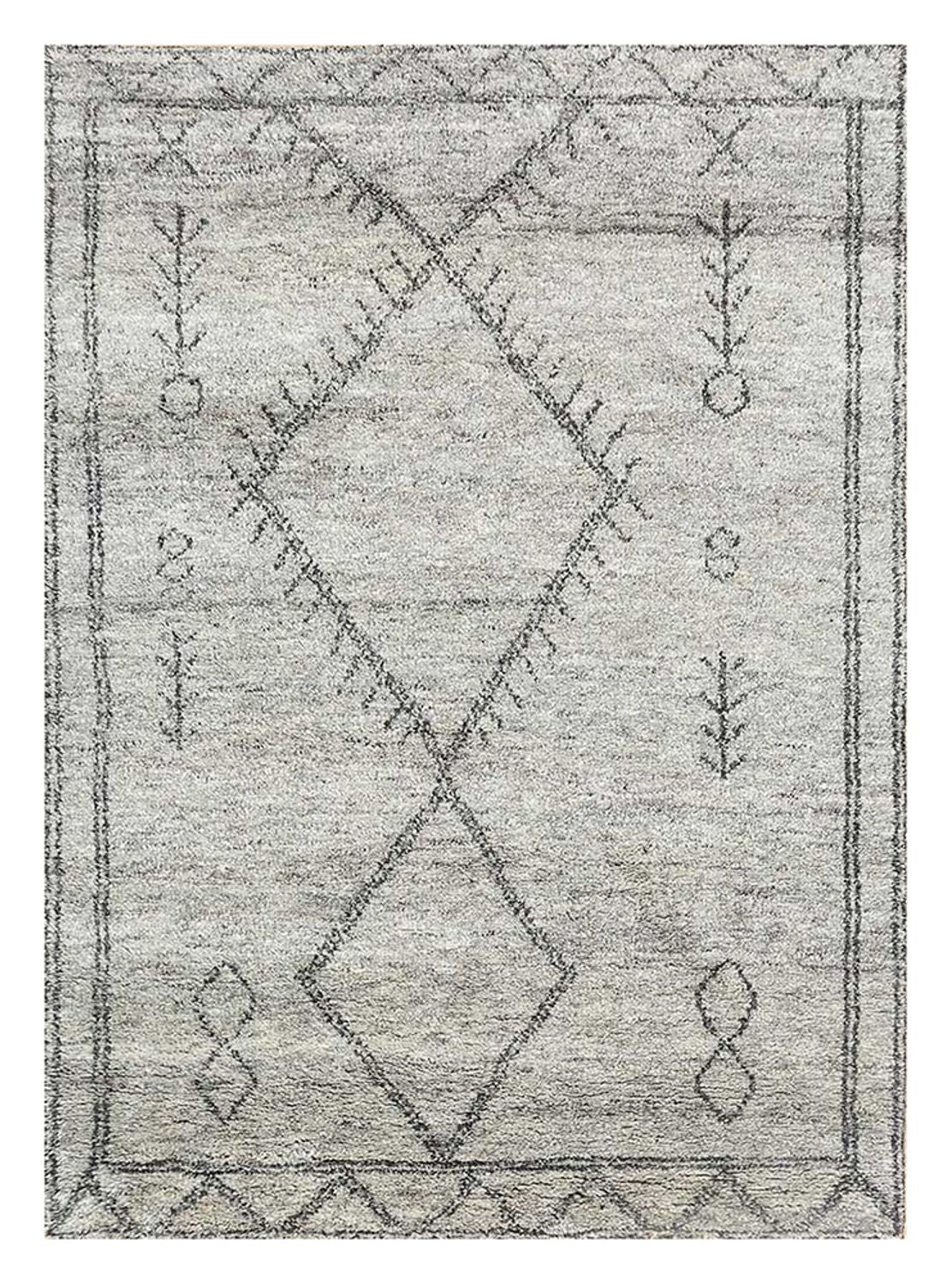Wollteppich - 240 x 150 cm - beige