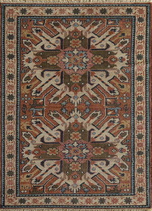 Wollteppich - 300 x 200 cm - orange