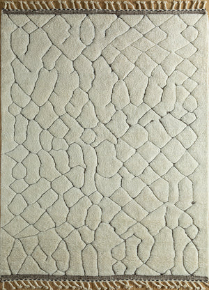 Wollteppich - 300 x 200 cm - creme
