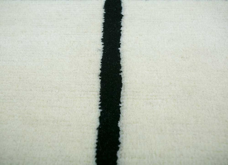 Wollteppich - 270 x 180 cm - hellgrau