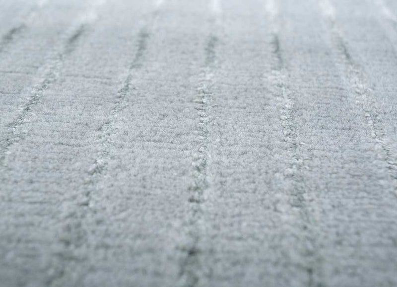 Wollteppich - 300 x 240 cm - grau