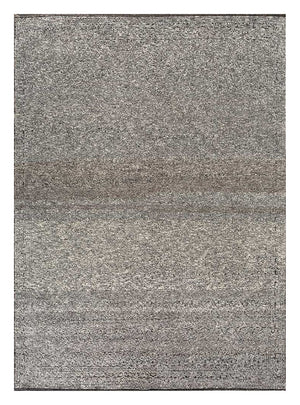 Wollteppich - 300 x 240 cm - silber
