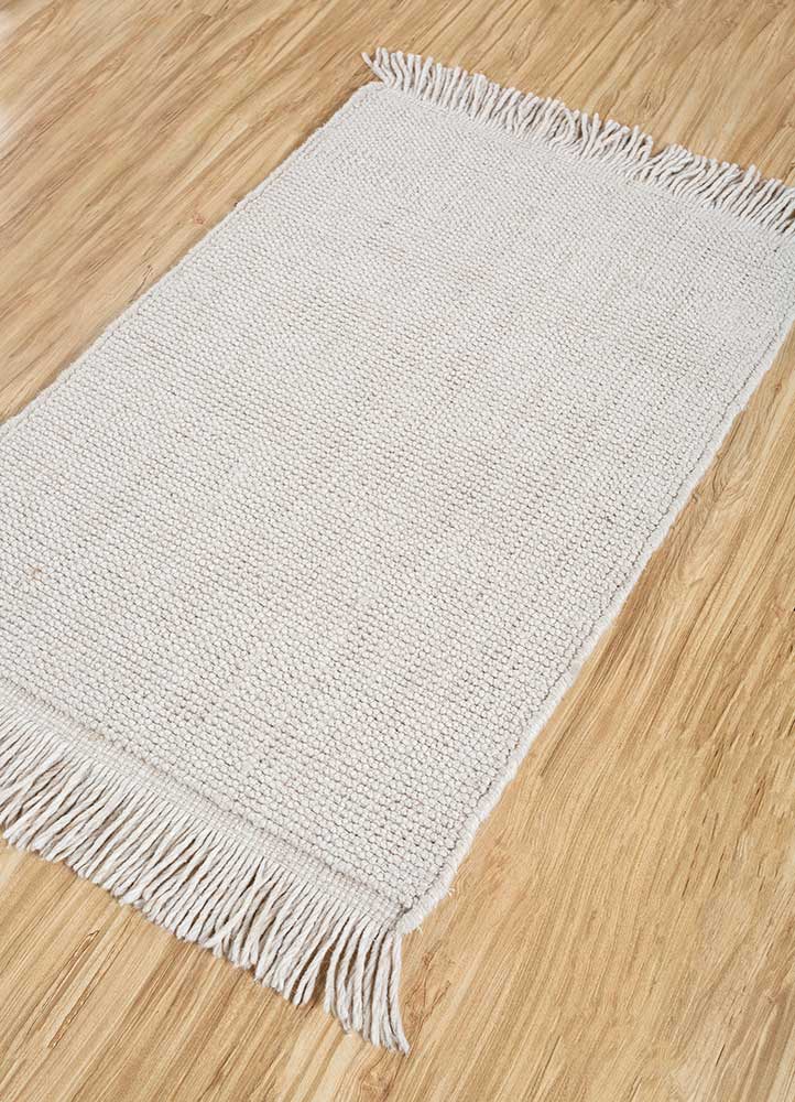 Teppich - 90 x 60 cm - creme