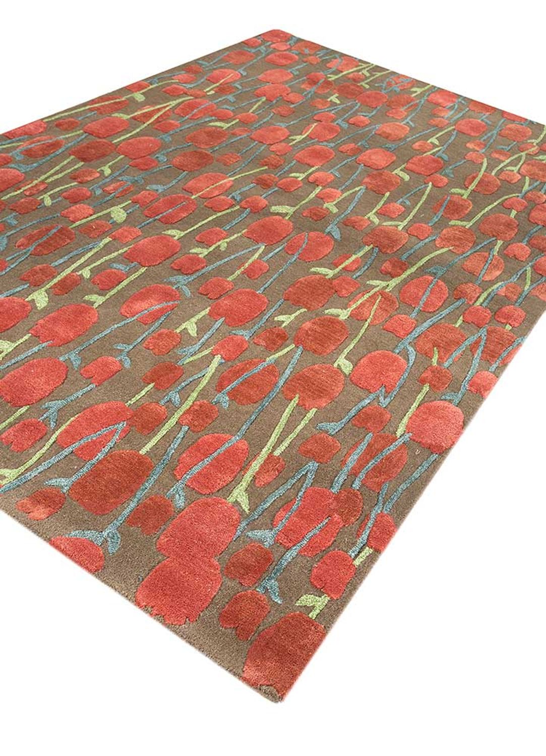 Wollteppich - 270 x 180 cm - beige