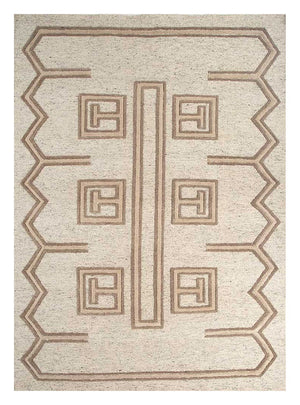 Wollteppich - 300 x 240 cm - creme