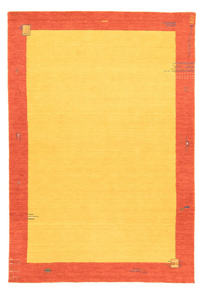 Gabbeh Teppich Indus 250x300cm - Wollteppich - gold