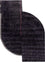 Designer Teppich sonderform - 330 x 240 cm - anthrazit