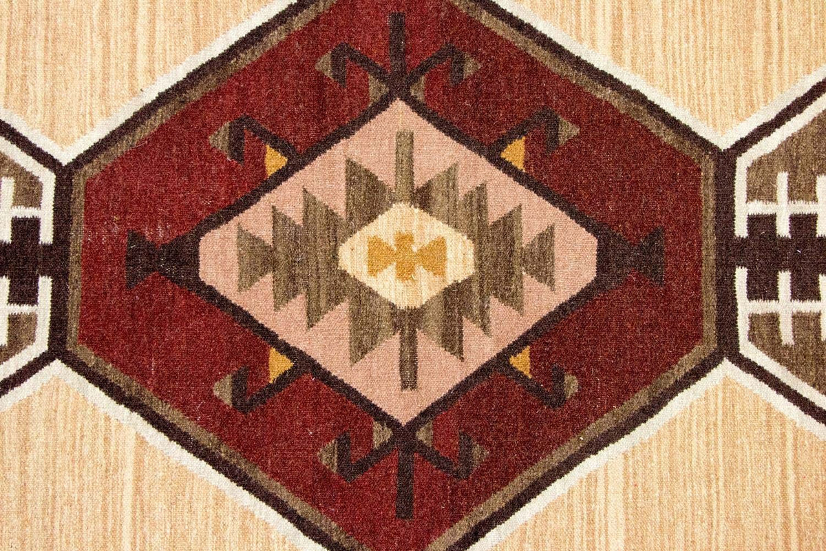 Kelim Teppich - Trendy 187 x 126 cm - gelb