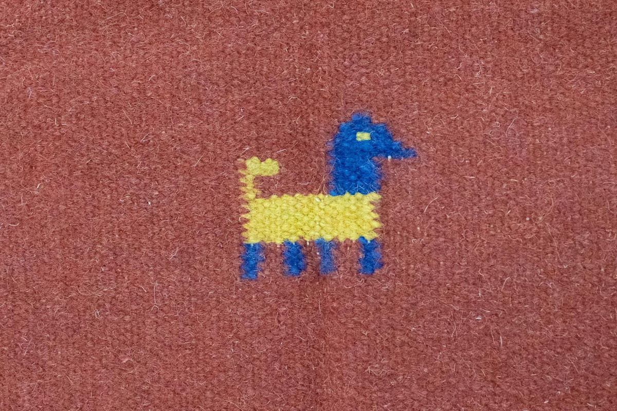 Kelim Teppich - Trendy 200 x 140 cm - rot