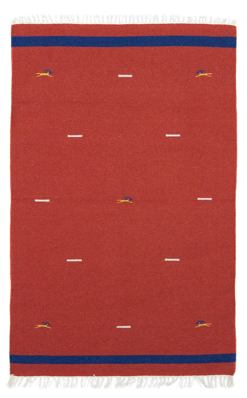 Kelim Teppich - Trendy 180 x 120 cm - rot