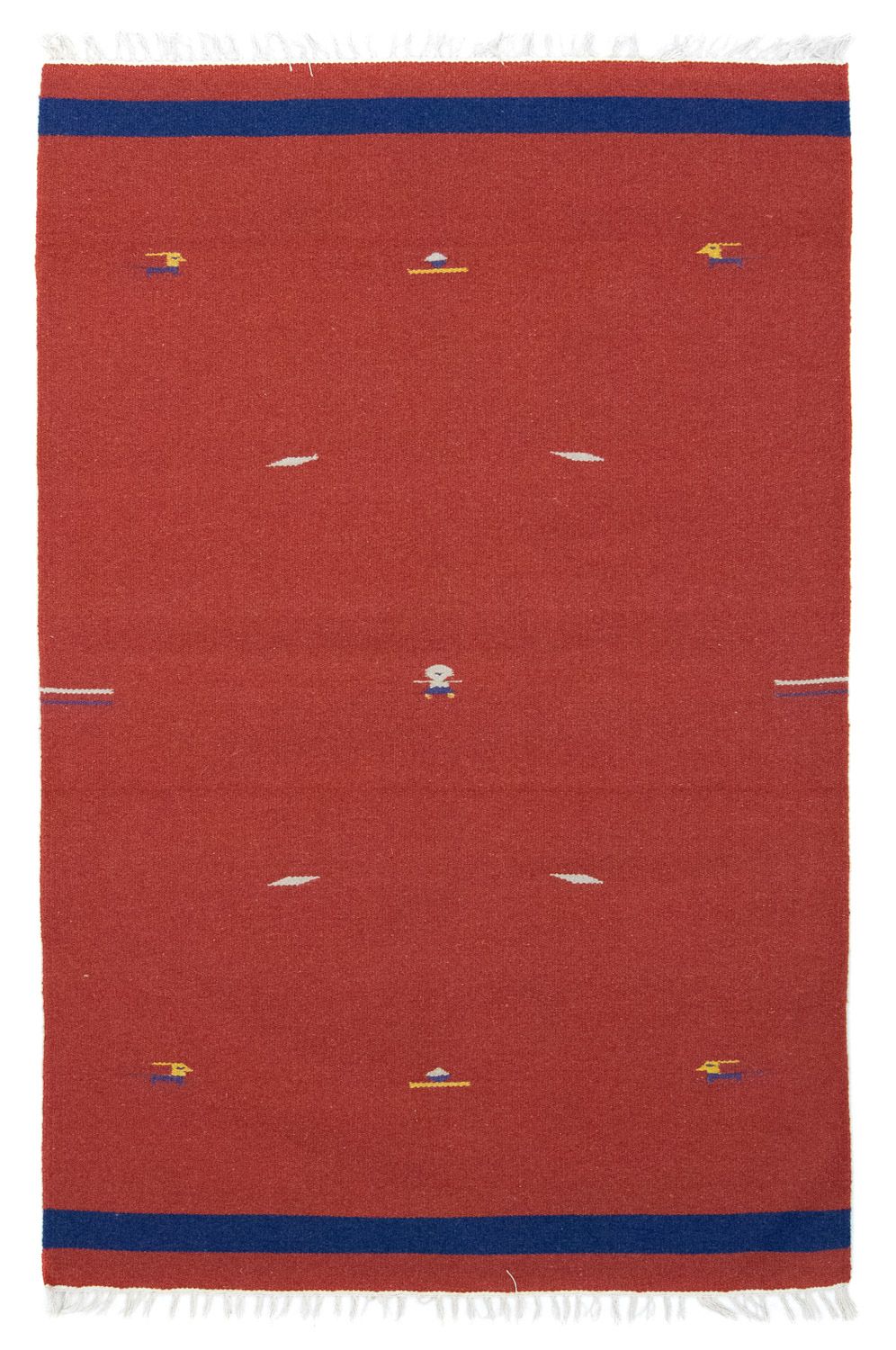 Kelim Teppich - Trendy 180 x 120 cm - rot