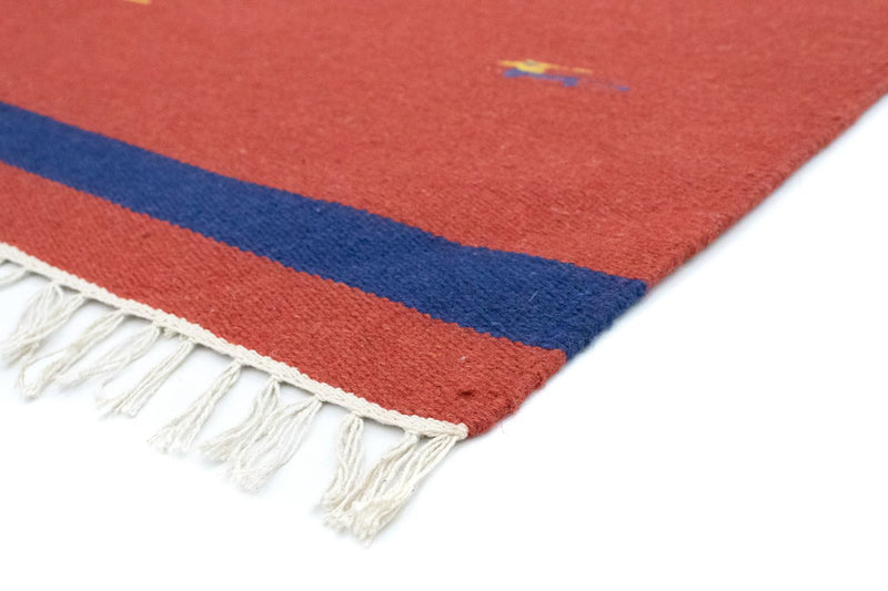 Kelim Teppich - Trendy 180 x 120 cm - rot