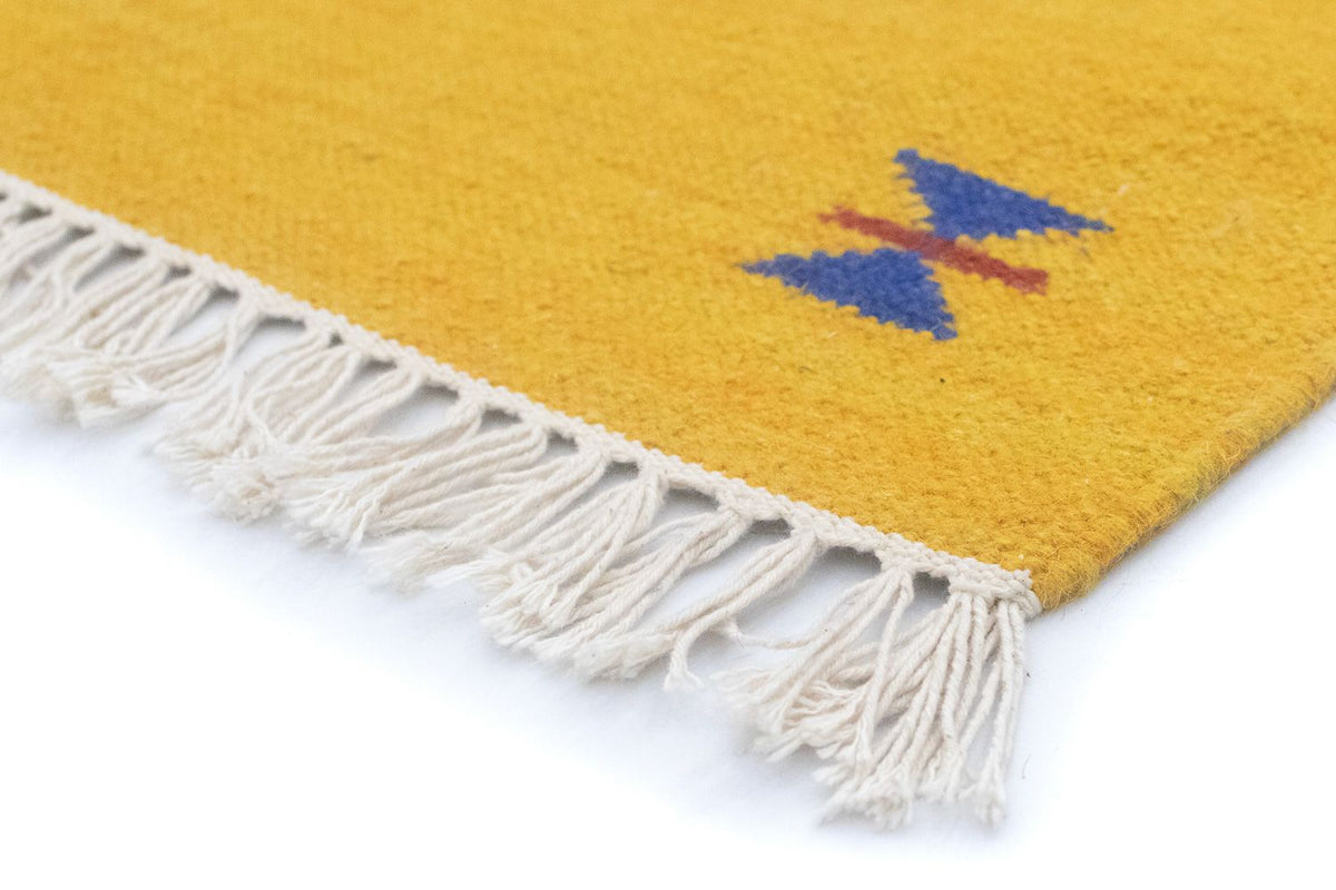 Kelim Teppich - Trendy 200 x 140 cm - blau