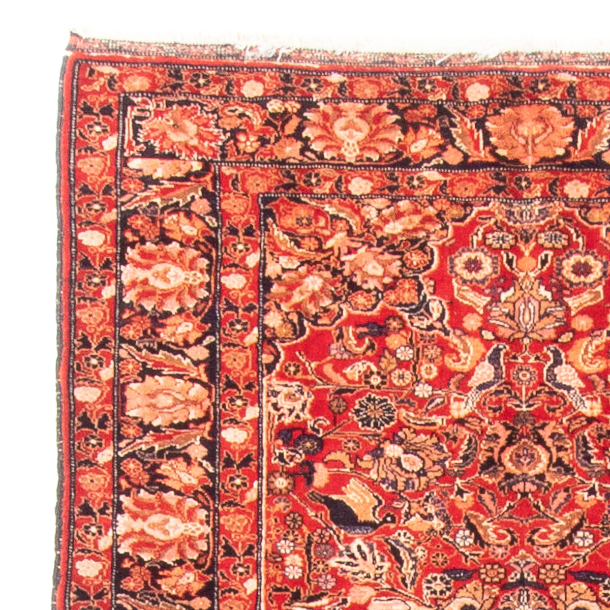 Läufer Afghan - 194 x 108 cm - rot