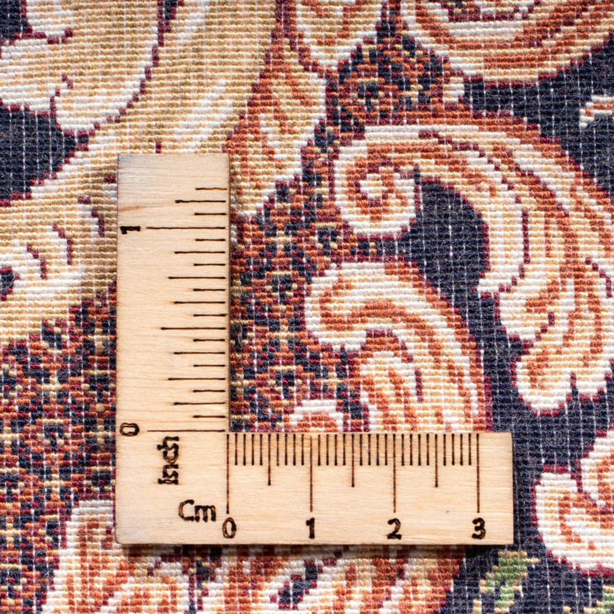 Perserteppich - Ghom - 230 x 150 cm - dunkelblau