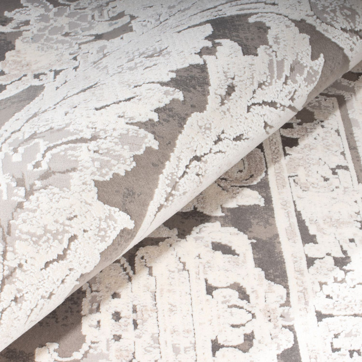 Designer Teppich - 300 x 200 cm - grau