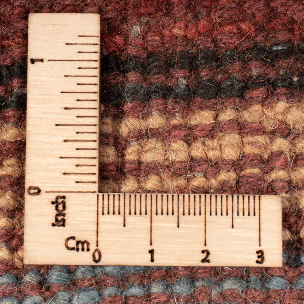 Gabbeh Teppich - Perser quadratisch  - 100 x 93 cm - mehrfarbig