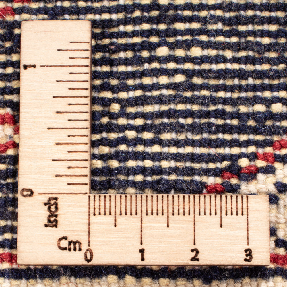 Turkaman Teppich - 87 x 64 cm - dunkelblau