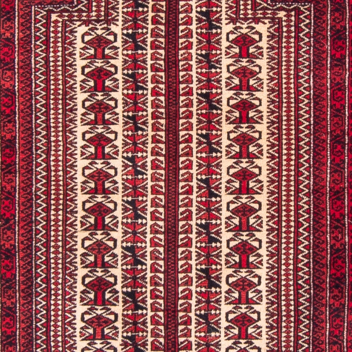Belutsch Teppich - Gebetsteppich - 149 x 98 cm - beige