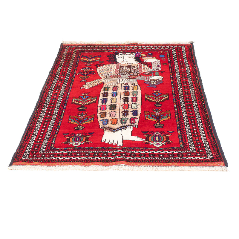 Belutsch Teppich - 145 x 92 cm - rot