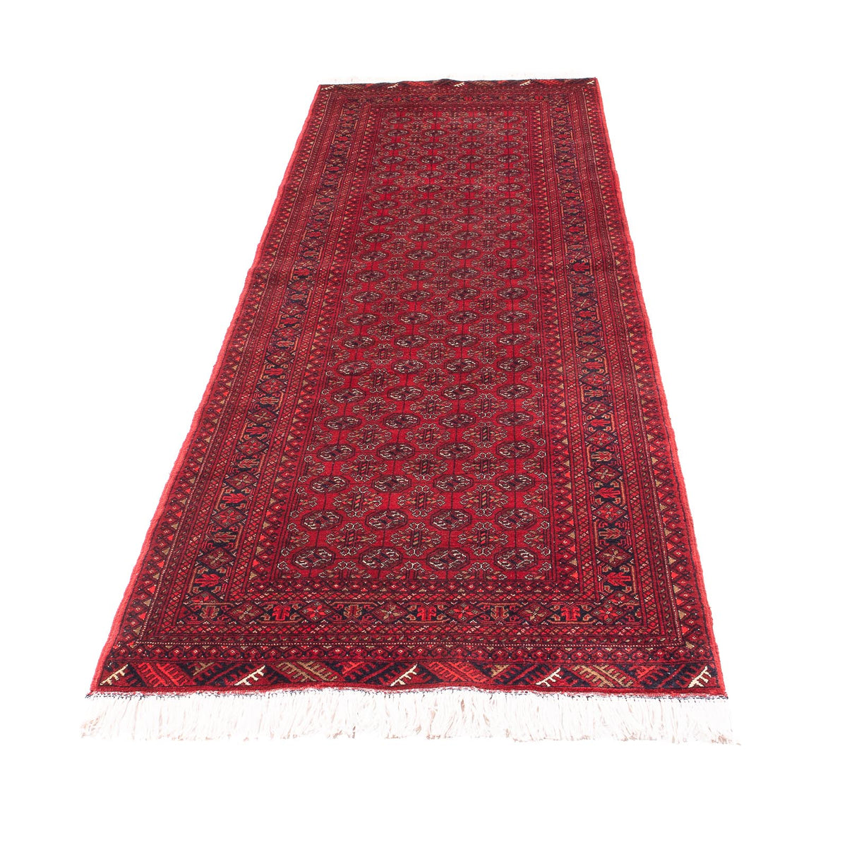 Läufer Afghan - Buchara - 290 x 80 cm - rot