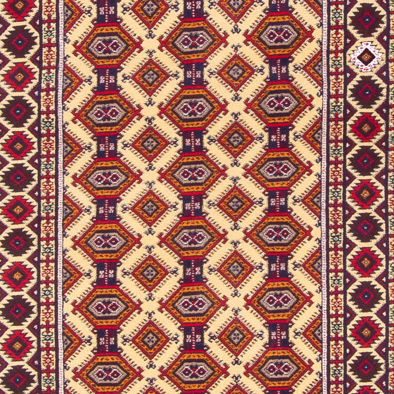 Läufer Afghan - 390 x 90 cm - beige