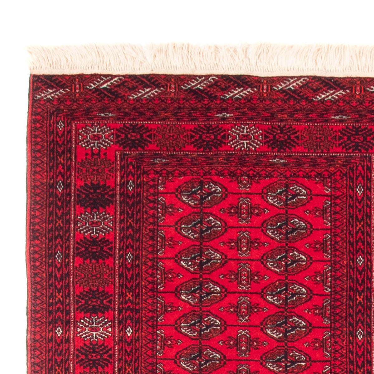 Läufer Afghan - Buchara - 380 x 90 cm - rot