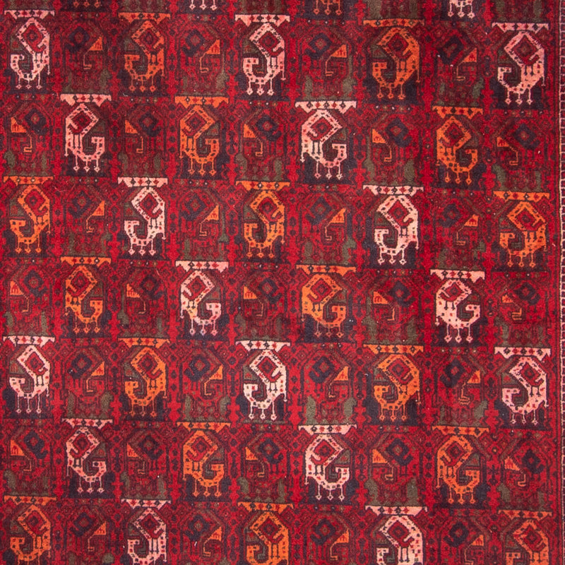 Afghan Teppich - 293 x 202 cm - rot