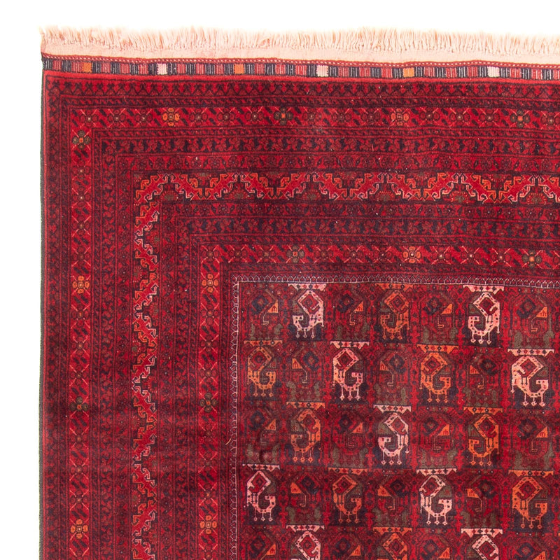 Afghan Teppich - 293 x 202 cm - rot