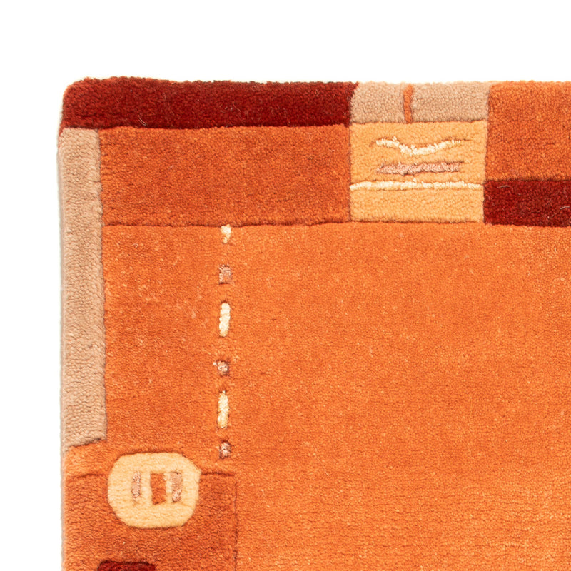 Nepal Teppich - 90 x 60 cm - orange