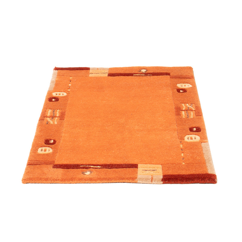 Nepal Teppich - 90 x 60 cm - orange