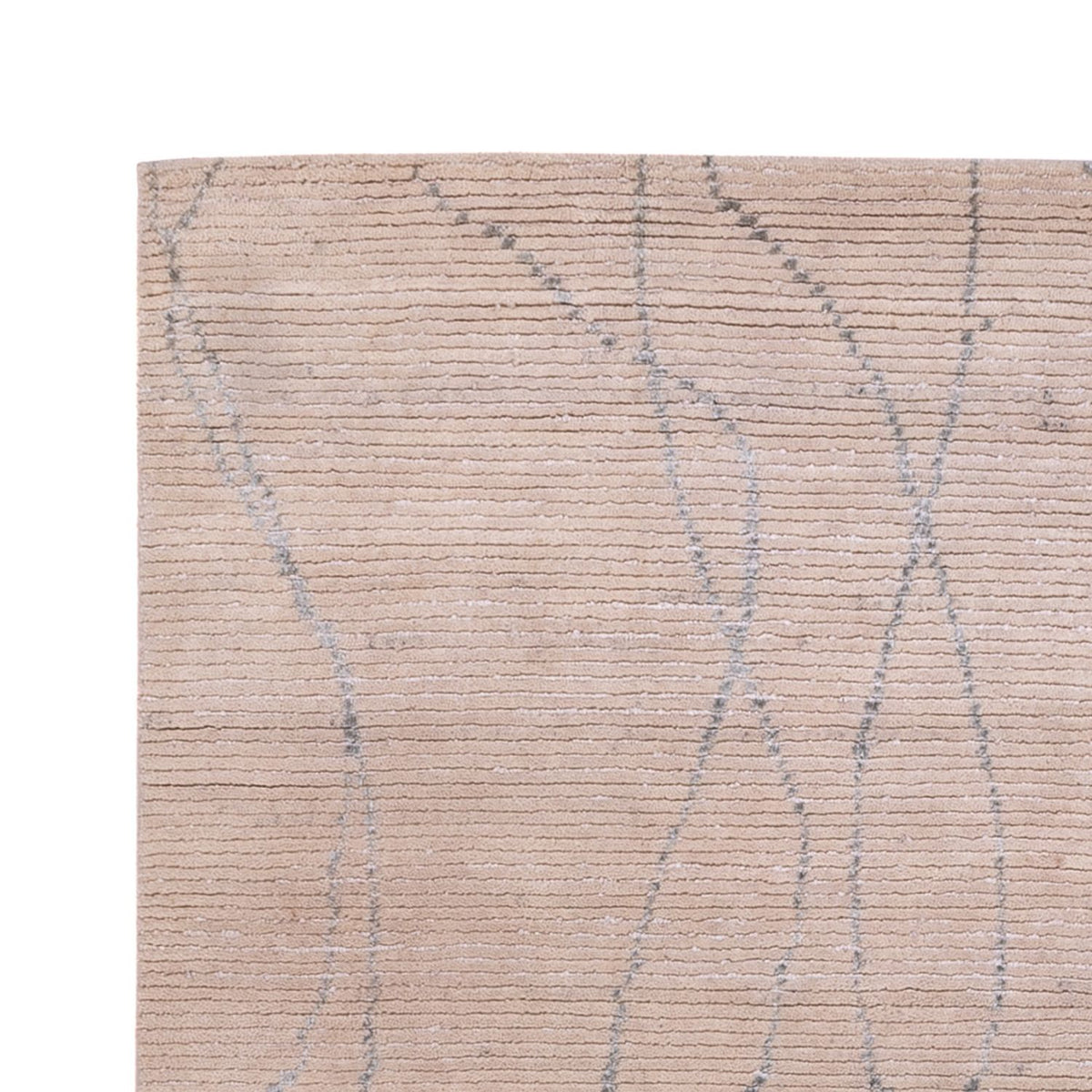 Designer Teppich - 236 x 176 cm - beige