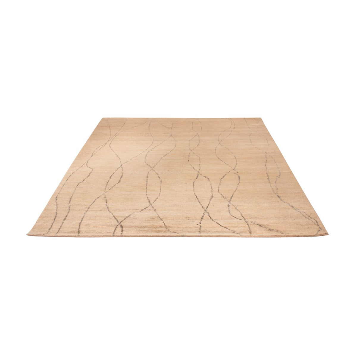 Designer Teppich - 236 x 176 cm - beige