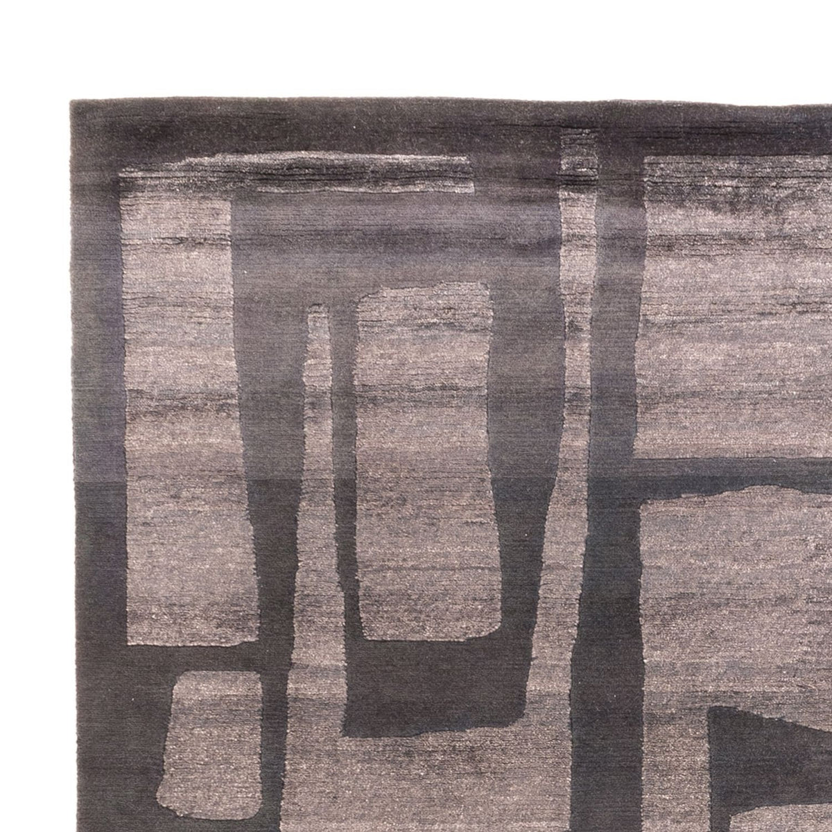 Designer Teppich - 241 x 179 cm - anthrazit
